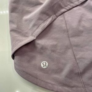Lululemon Speed Up Shorts, 4" inseam, Size 2, Grayish Purple